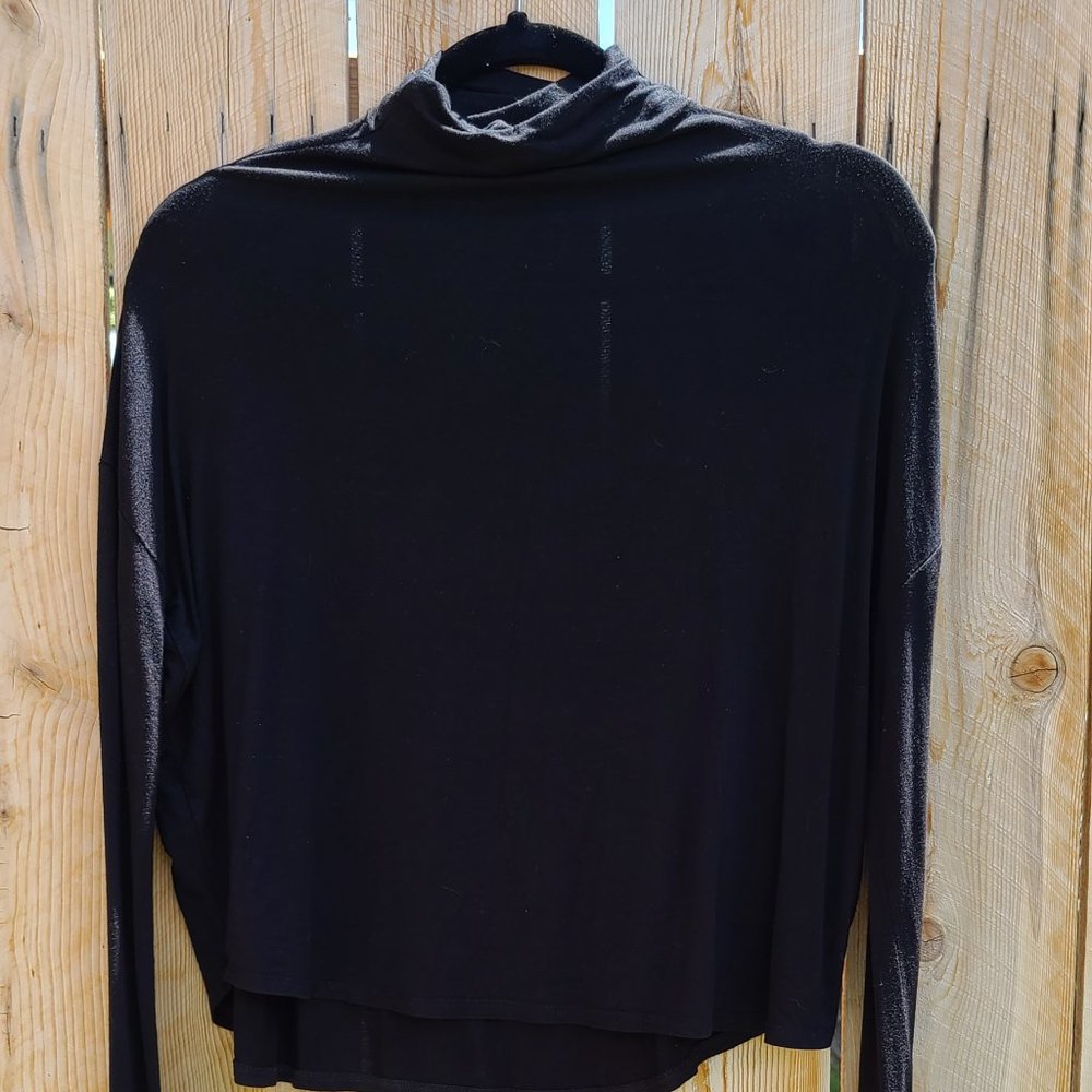 Babaton - Long sleeve, mock neck, draped top